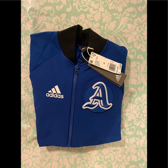 Adidas Jackets \u0026 Coats | Adidas Men Vrct Jacket Sz Small | Color: Blue | Size: S | Miguel1984's Closet